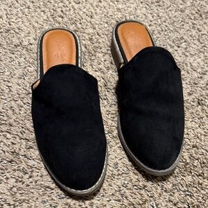 Like new black mules